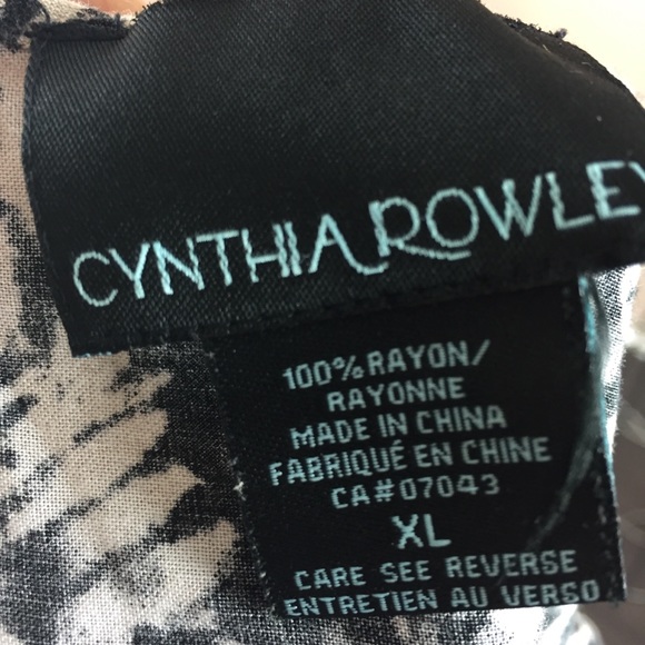 Cynthia Rowley printed butterfly sleeve peplum - Picture 5 of 5